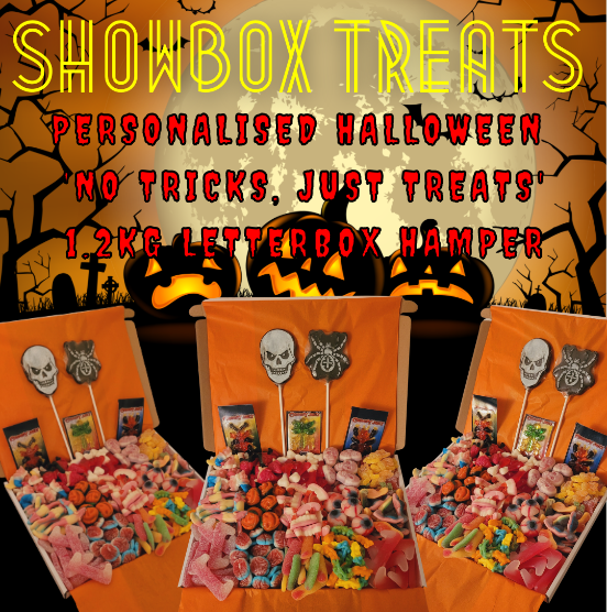 1.2kg Halloween 'No Tricks, Just Treats' Letterbox Sweets Giftbox