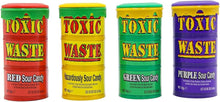Load image into Gallery viewer, Toxic Waste Sour Candy Assorted Drums 4 Pack
