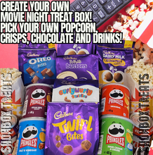 Load image into Gallery viewer, Cadbury-3-person-Deluxe-Movie-Snack-Box
