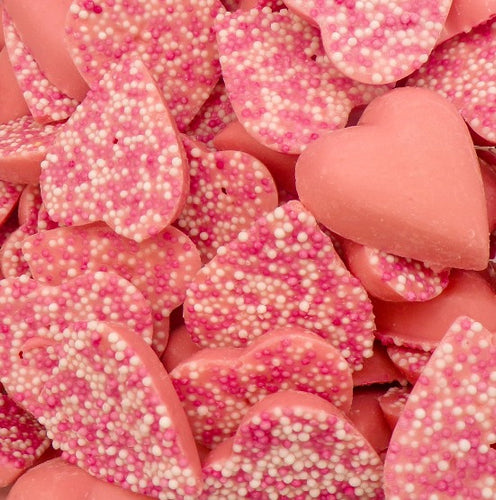 065 strawberry pink hearts