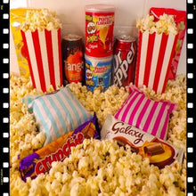 Load image into Gallery viewer, 2 person/couples deluxe movie night in treat/snack box

