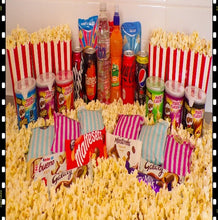 Load image into Gallery viewer, mega party deluxe movie night in treat/snack box
