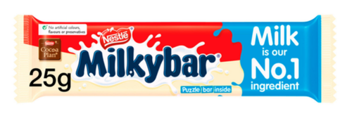 milkybar white chocolate bar - 25g